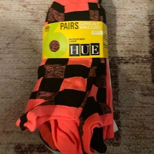 Hue MicroFiber Liner Socks 6ct